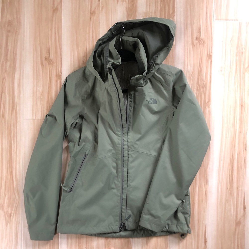 The North Face jacket olive green S